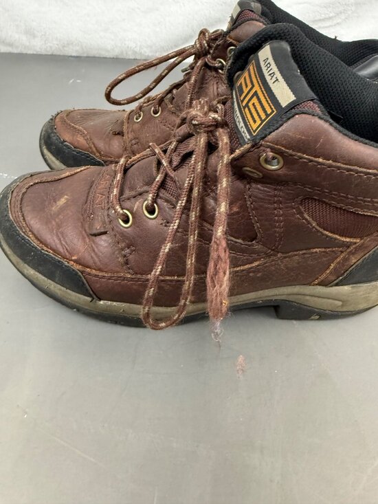 Ariat ATS Leather Waterproof Lace-Up Work Boots US 7.5 B Mens Brown Comfortable main image 5